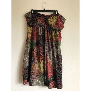 🔅Neutral flower print halter dress🔅